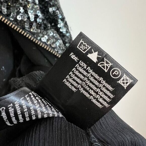 Gestuz Women’s XS Black Sequin Full Zip Party Jacket Coat Brand New NWT Holiday - Picture 11 of 16